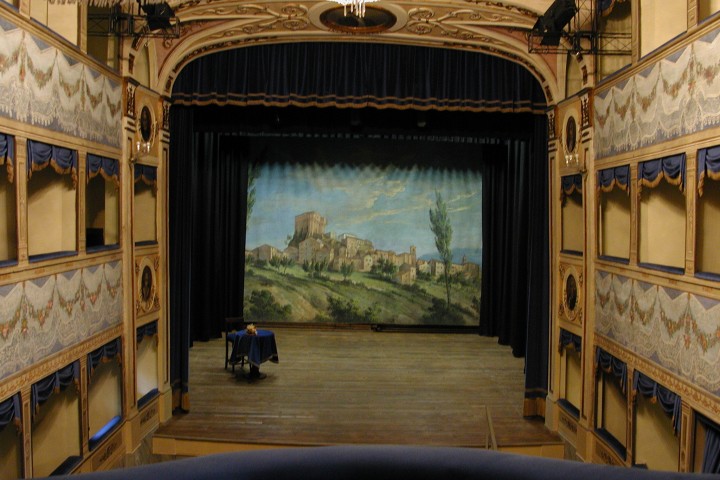 the theatre, Sant'Agata Feltria photo by Archivio Provincia di Rimini