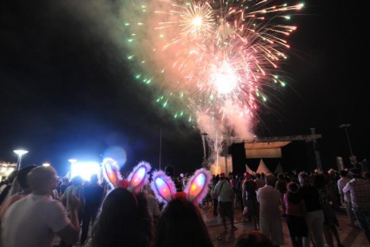 La Notte Rosa - fuochi d'artificio Foto(s) von D. Gasperoni