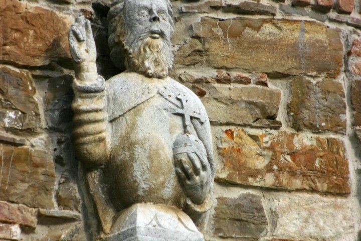 Chiesa di Santa Maria di Antico, particolare, Maiolo Foto(s) von L. Liuzzi