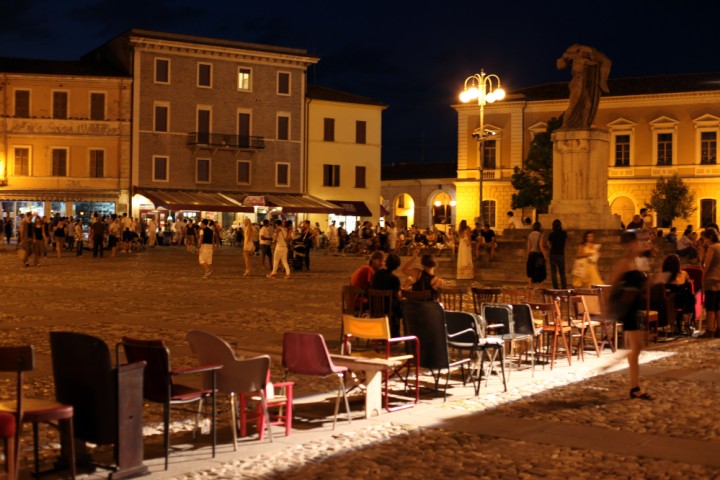 Piazza Ganganelli, Santarcangelo di Romagna foto di PH. Paritani