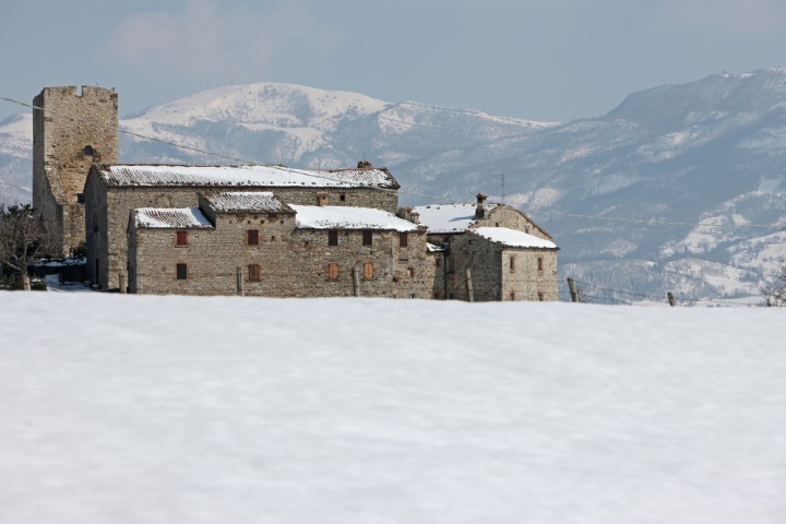 Sant'Agata Feltria, borgo di Petrella Guidi sotto la neve Foto(s) von PH. Paritani