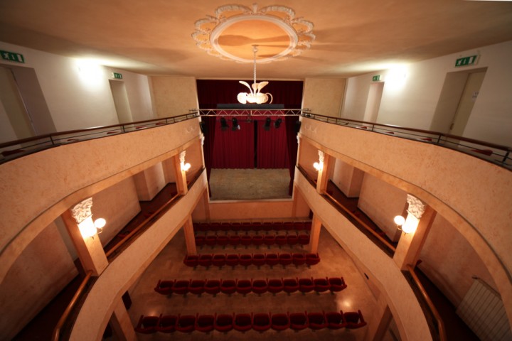 Municipal theatre Rosaspina, Montescudo photo by PH. Paritani