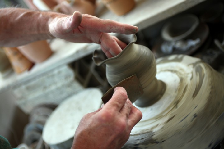 Lavorazione ceramica, Montescudo foto di PH. Paritani