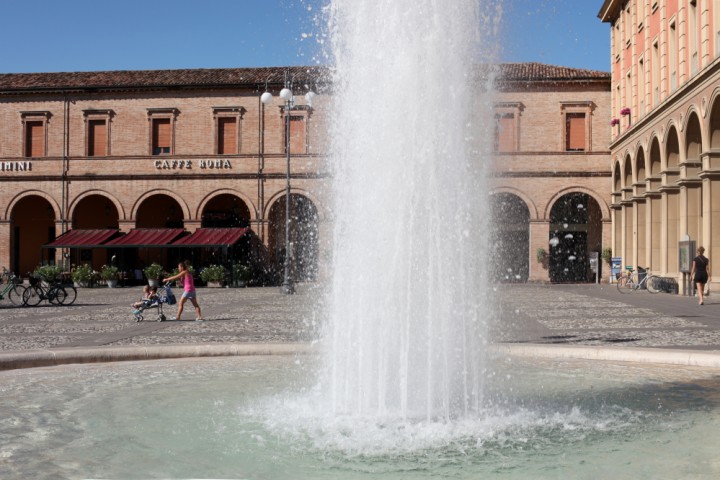 Piazza Ganganelli, Santarcangelo di Romagna foto di PH. Paritani