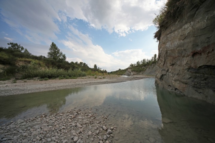 Marecchia river, Verucchio photo by PH. Paritani