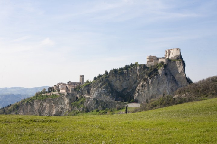San Leo, veduta della fortezza foto di PH. Paritani