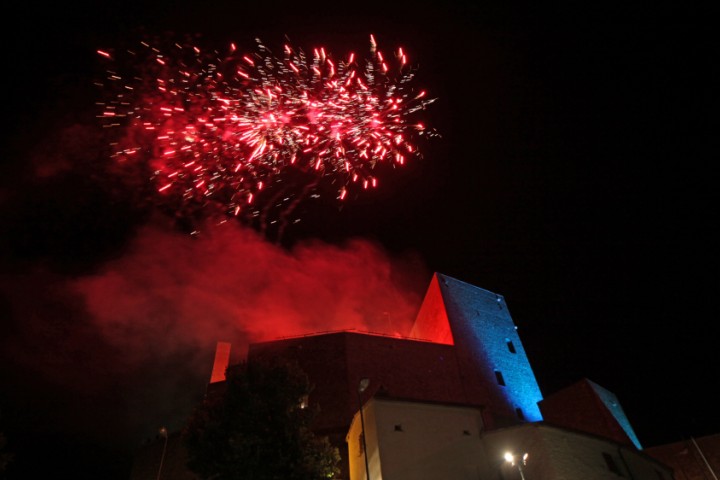 Fuochi d'artificio alla rocca, Montefiore Conca photos de PH. Paritani