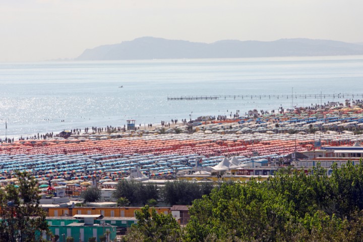 Rimini beach photo by PH. Paritani