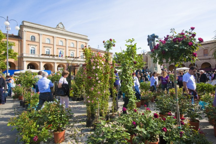 balconi fioriti, Santarcangelo di Romagna foto di PH. Paritani