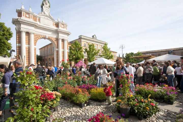 balconi fioriti, Santarcangelo di Romagna foto di PH. Paritani