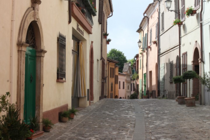 View of the historical centre, Montefiore Conca photo by PH. Paritani