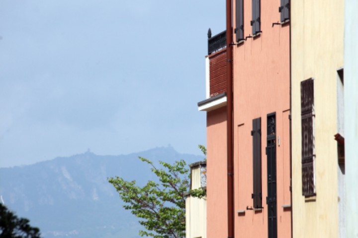 Houses in the historic centre, Montefiore Conca photo by PH. Paritani