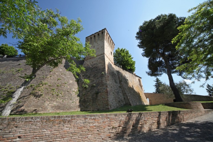 Ancient city walls, Montegridolfo photo by PH. Paritani