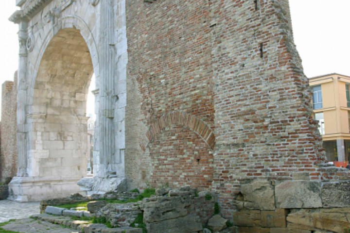 Roman walls, Rimini photo by Archivio Provincia di Rimini