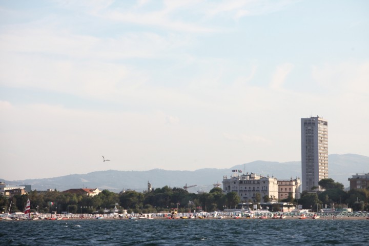 view over the sea, Rimini photo by PH. Paritani