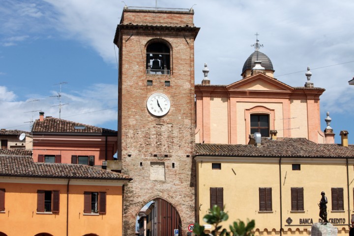 Municipal clock tower, San Giovanni in Marignano photo by PH. Paritani