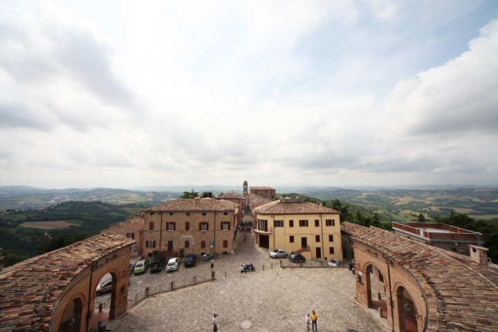 View of Piazza Maggiore, Mondaino photo by PH. Paritani