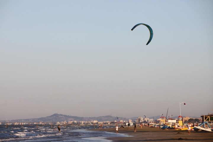 Rimini beach photo by PH. Paritani
