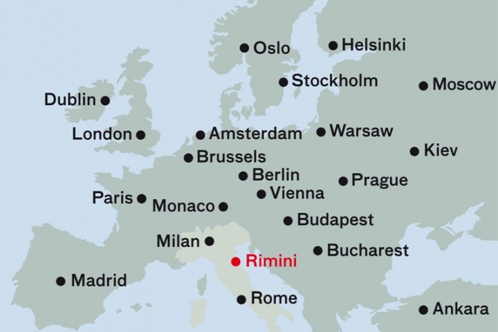 Mappa dell'Europa photos de Archivio Provincia di Rimini