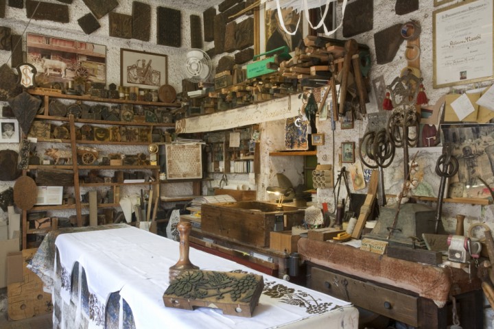 tele stampate a mano, Santarcangelo di Romagna foto di PH. Paritani