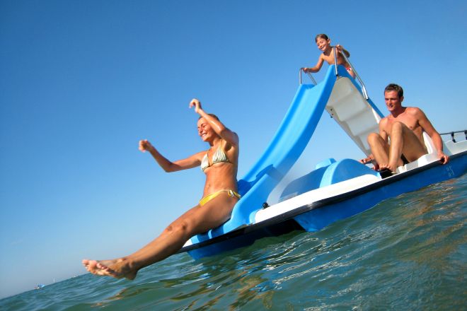 in pedalò foto di D. Piras