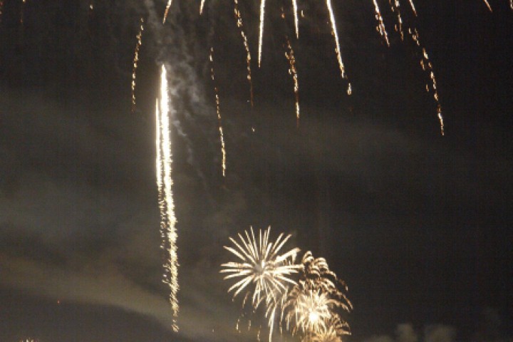 La Notte Rosa, fuochi d'artificio foto di R. Masi