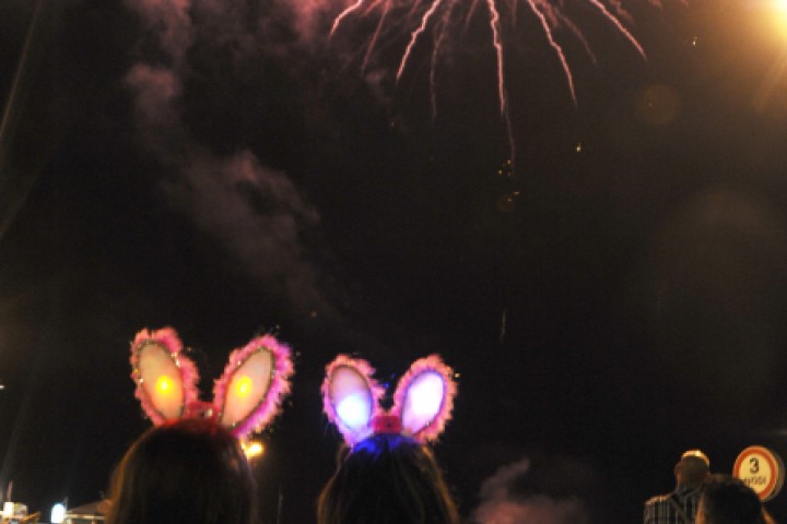 La Notte Rosa, fuochi d'artificio a Bellaria Igea Marina Foto(s) von M. Migliorini