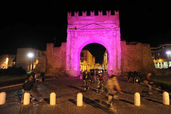 The pink night - La Notte Rosa, Rimini photo by M. Migliorini