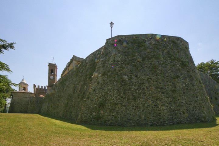 Ancient city walls, Montecolombo photo by PH. Paritani