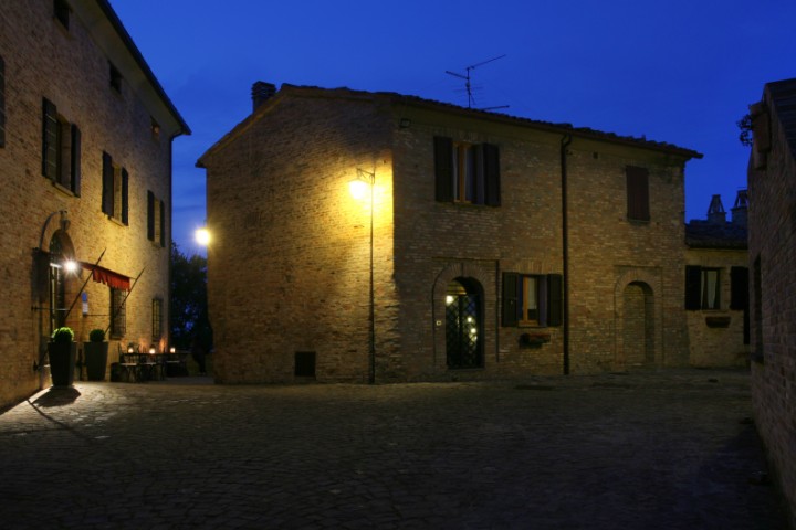 View of the historic centre, Montegridolfo photo by PH. Paritani