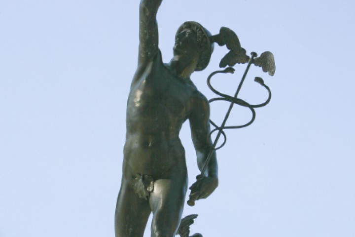 Detail of the fountain, Morciano di Romagna photo by PH. Paritani