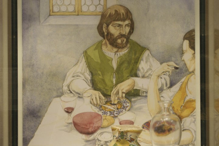 Exhibition of Mondaino majolica photo by PH. Paritani