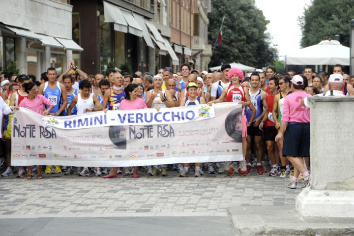 The pink night - La Notte Rosa, race Rimini - Verucchio photo by Archivio Provincia di Rimini