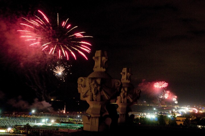 La Notte Rosa, fuochi d'artificio foto di Archivio Provincia di Rimini