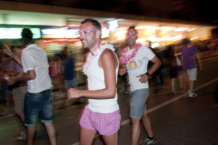 La Notte Rosa - The Pink Night, young people photo by R. Gallini