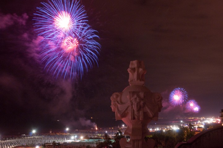 La Notte Rosa - The Pink Night, Fireworks photo by Archivio Provincia di Rimini