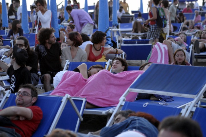 La Notte Rosa all'alba foto di Archivio Provincia di Rimini