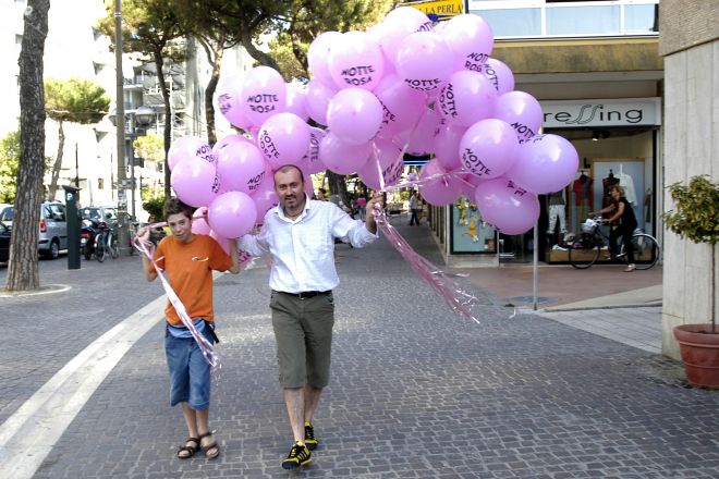 La Notte Rosa, the Italian summer’s New Year’s Eve, Rimini photo by 