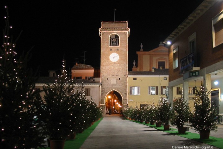 San Giovanni in Marignano, Piazza Silvagni photo by Archivio Provincia di Rimini