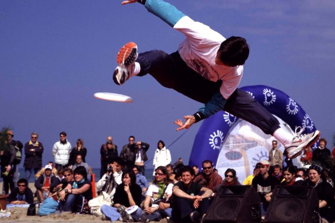 Paganello, beach ultimate frisbee world cup, Rimini photo by E. Salvatori