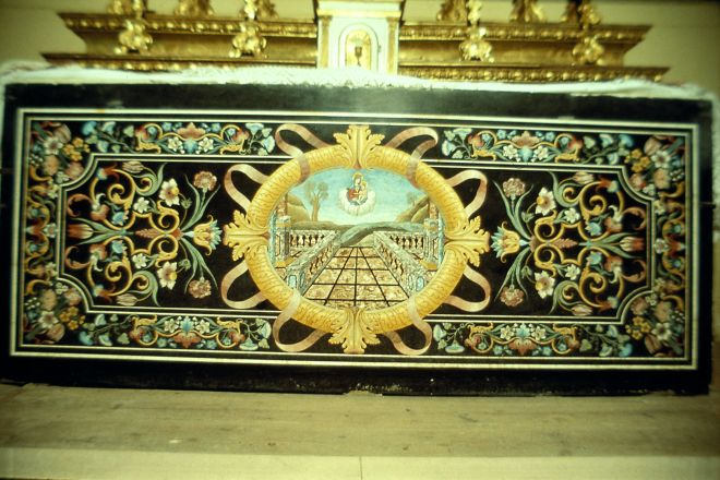 Paliotto nella chiesa San Michele Arcangelo, Mondaino Foto(s) von T. Mosconi