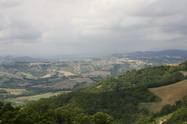 View from fortress, Mondaino photo by PH. Paritani