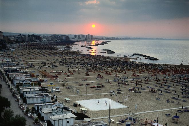 panoramica della spiaggia, Cattolica photos de T. Mosconi