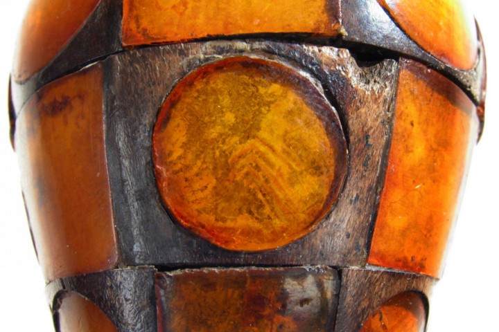 Verucchio, Museo civico archeologico, particolare di fibula in osso e ambra photo by Soprintendenza per i Beni Archeologici dell'Emilia-Romagna