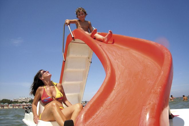 in pedalò foto di D. Piras