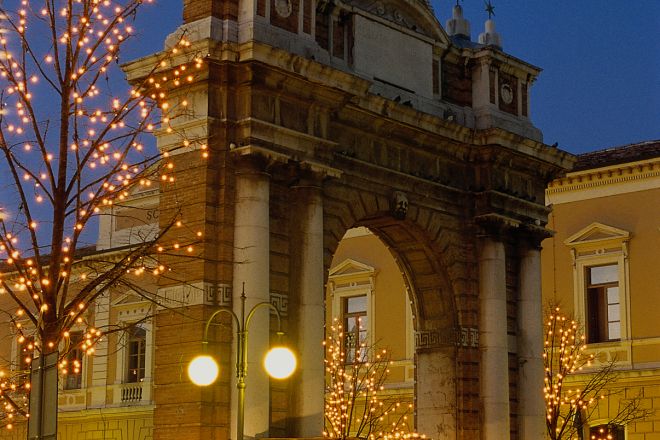 Natale sotto l'arco, Santarcangelo di Romagna foto di T. Mosconi