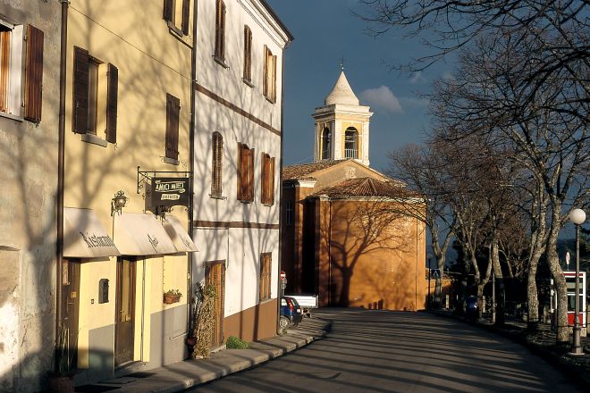 centro storico, Montecolombo Foto(s) von T. Mosconi