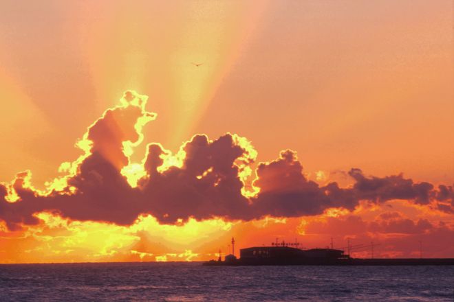 sunset, Rimini photo by E. Salvatori