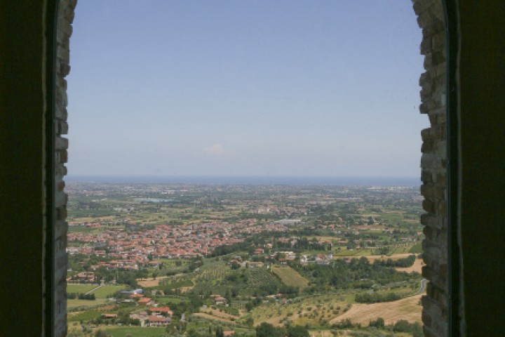 Panoramica dalla rocca, Verucchio Foto(s) von PH. Paritani