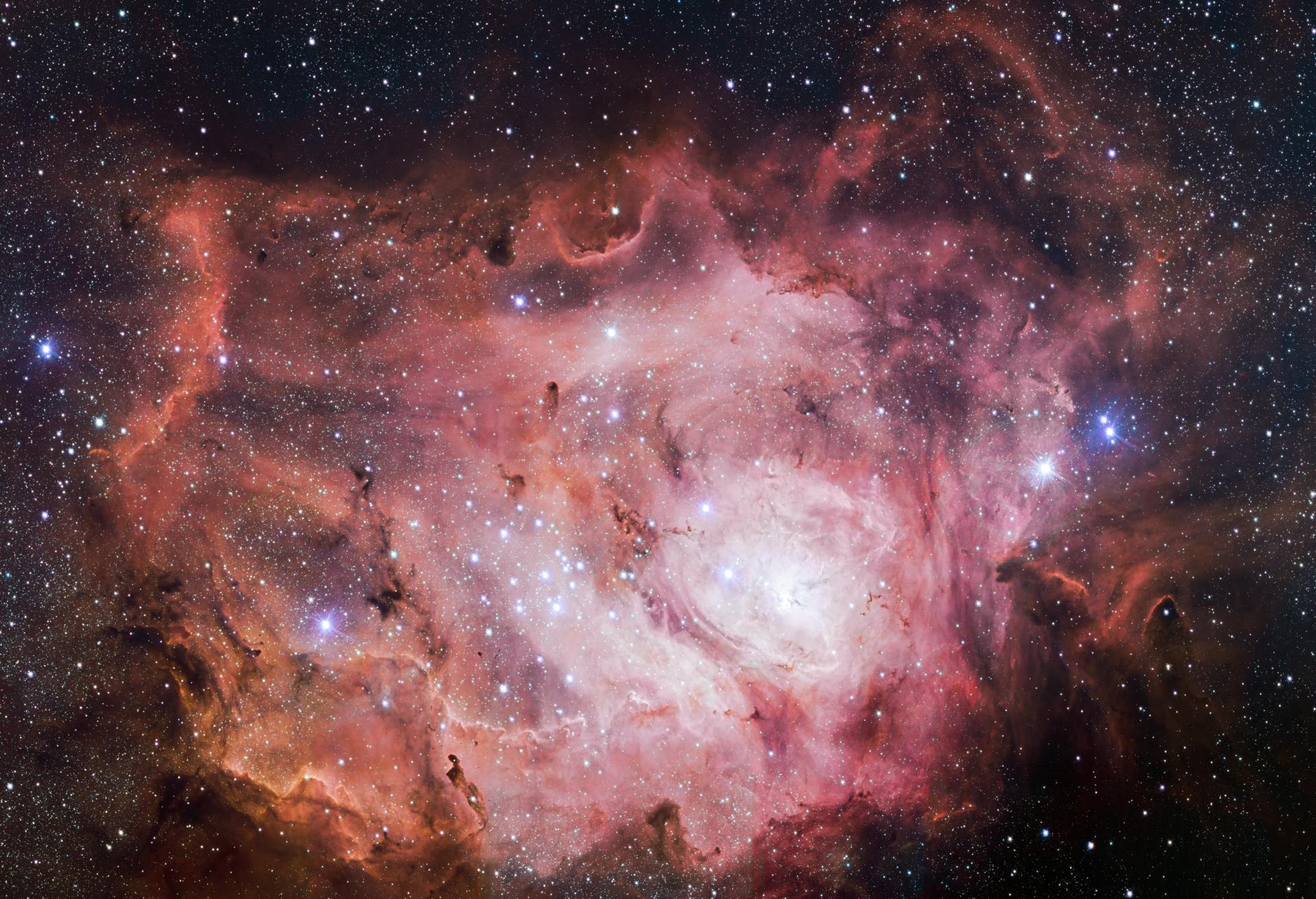 Lagoon Nebula photo by NASA